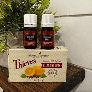 Young Living Essential Oil Cinnamon Bark & Thieve Bar Soap